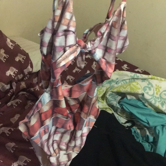 Mara Hoffman Seashell design 1 piece bathing suit - Picture 2 of 3